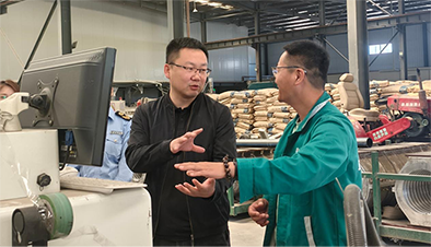 绥化市疾控中心刘辰明副主任深入黑龙江贞财管道有限公司调研指导